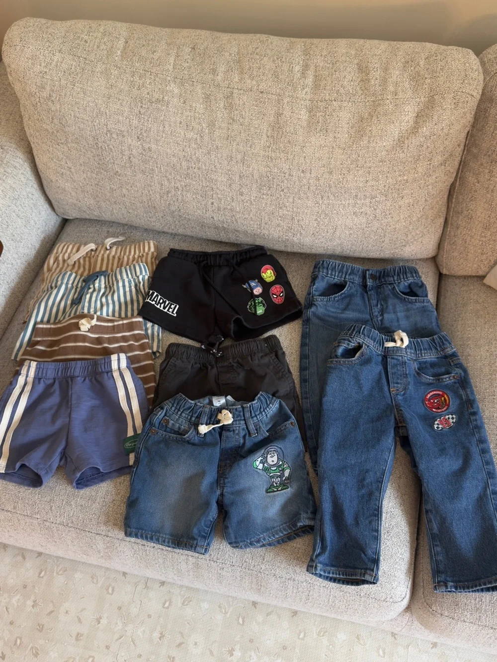 Baby Boy Shorts + Denim 12-18/18-24